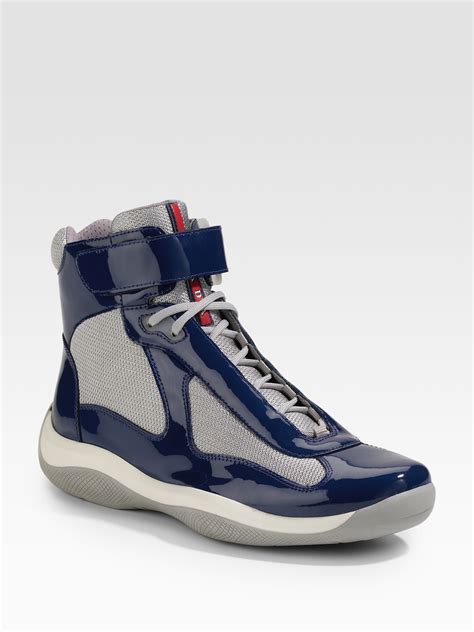 prada high-top sneakers women's|prada sneakers no closet.